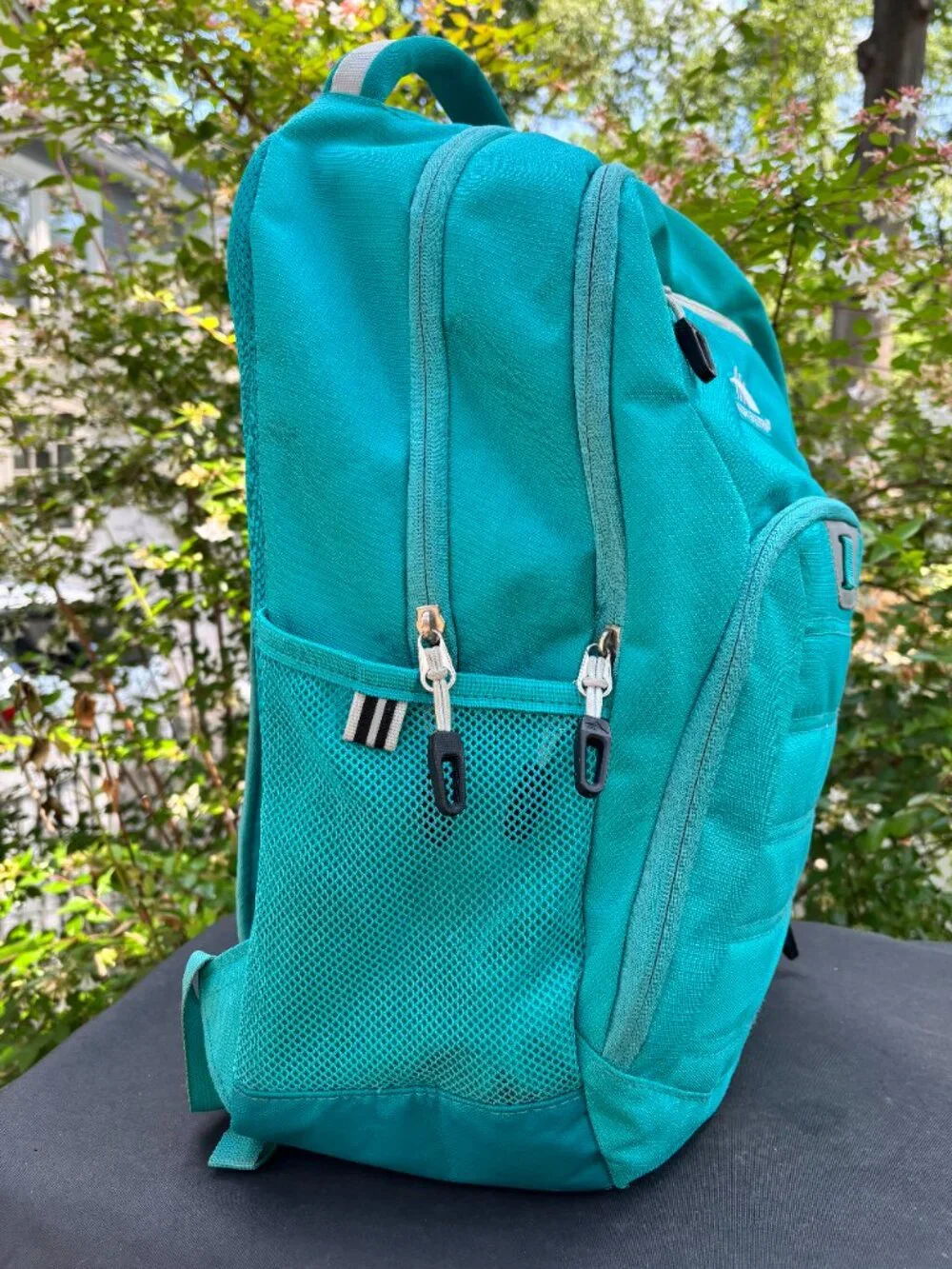 High Sierra Unisex Riprap Water Repellent Everyday Laptop‎ Backpack Aqua Blue